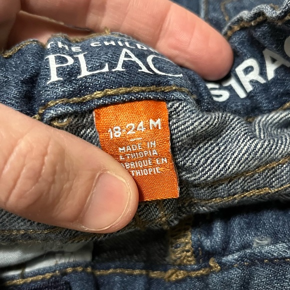 NWOT Children’s Place Straight Leg Adjustable Waist Jeans - Picture 3 of 4